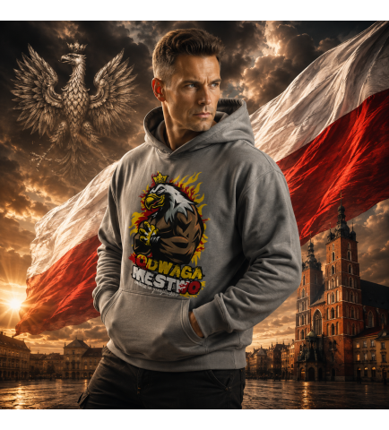 Bluza z kapturem ODWAGA MĘSTWO